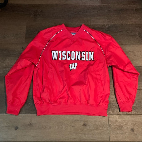 Vintage Wisconsin Badgers Crewneck Hoodie - Picture 3 of 6